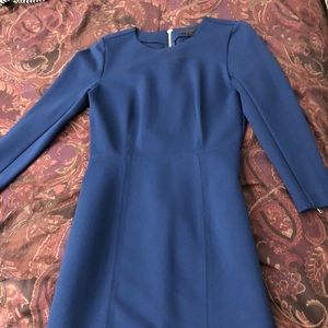 J Crew Blue Midi Dress